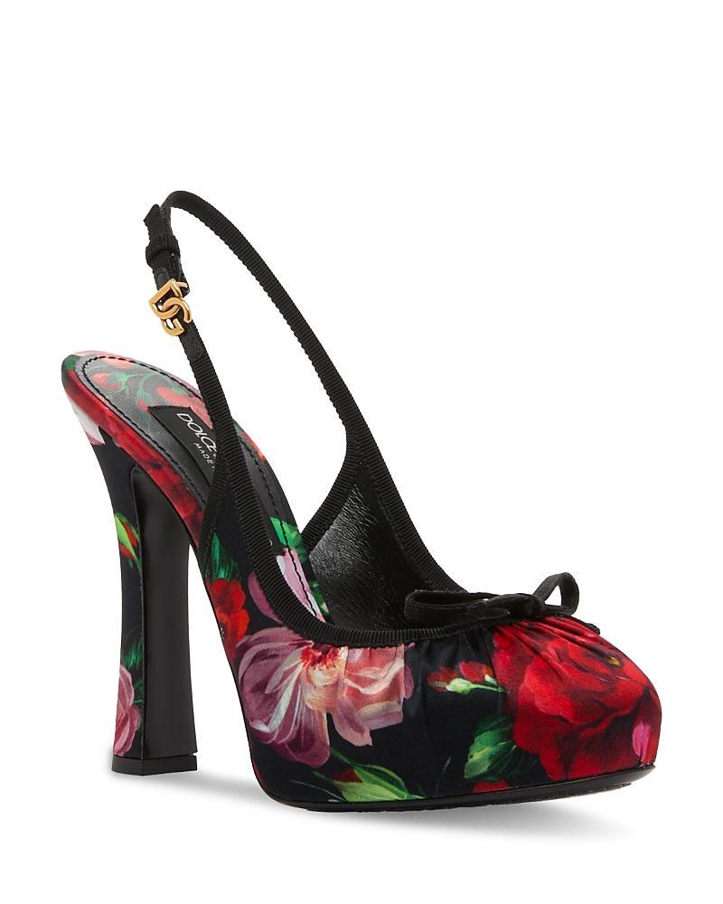 Dolce & Gabbana Womens Vally Slingback Pumps Product Image