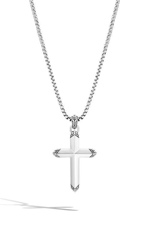 John Hardy Sterling Silver Classic Chain Cross Pendant Necklace, 26 Product Image