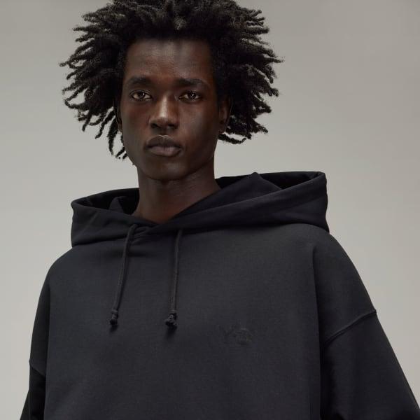 adidas Y-3 French Terry Hoodie Black XS Mens Product Image