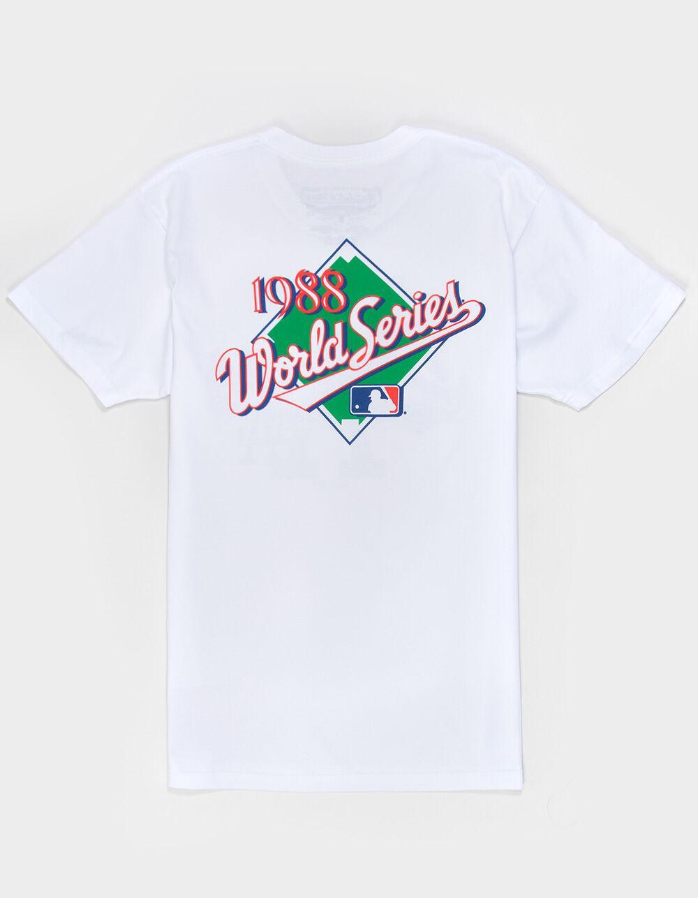MITCHELL & NESS Los Angeles Dodgers Oversweep Mens Tee - WHITE Product Image