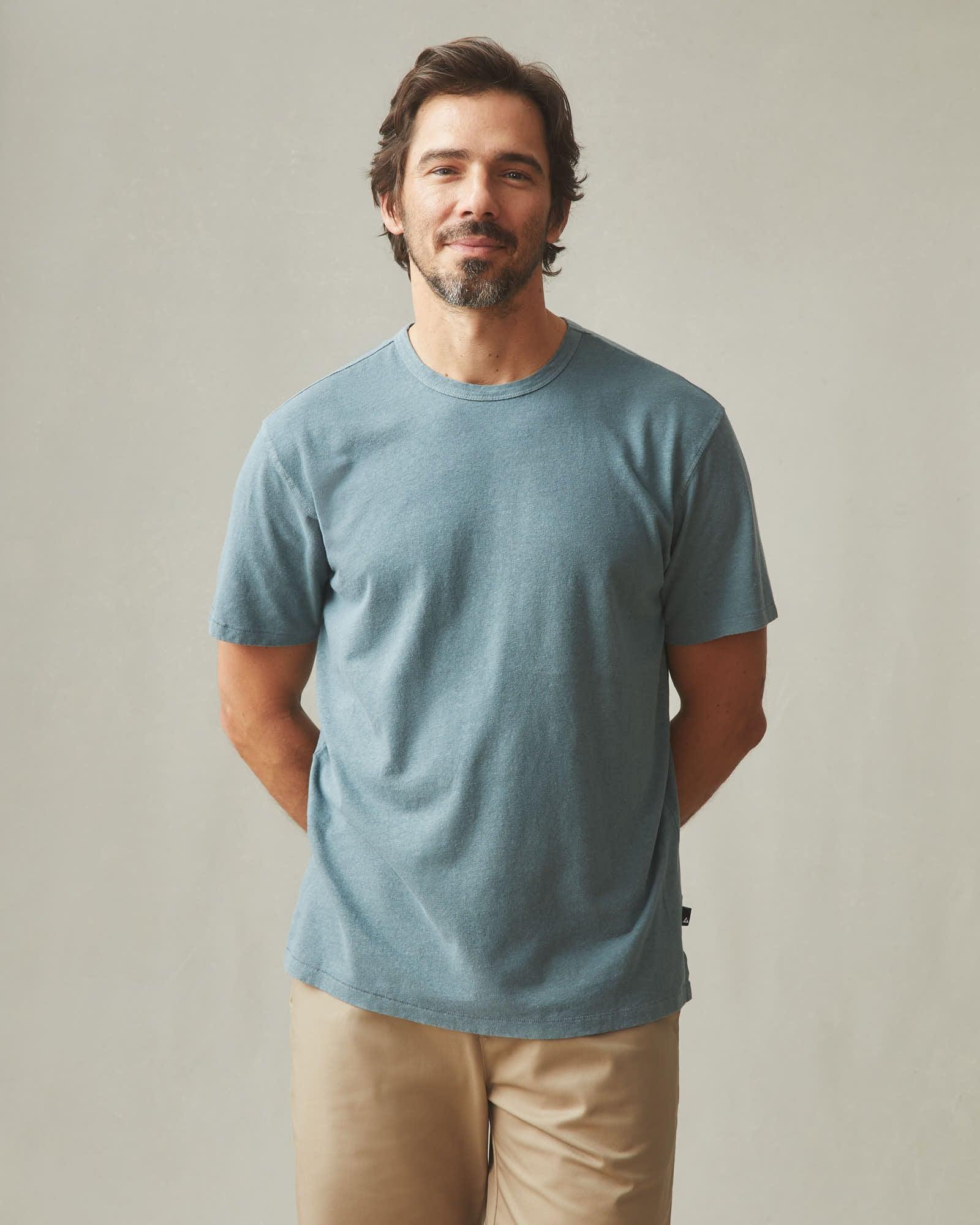 Men's Hemp Jersey Crew Tee - Trooper Product Image
