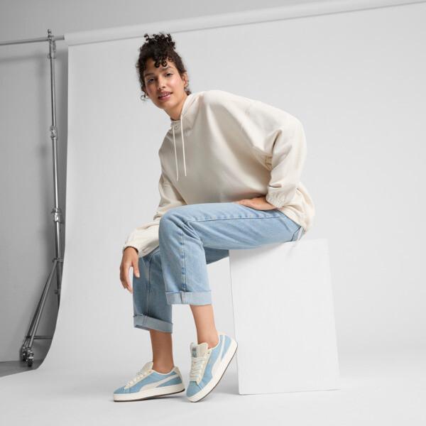 PUMA Suede XL Denim Women's Sneakers in Blue Horizon/Sugared Almond/Gum Product Image