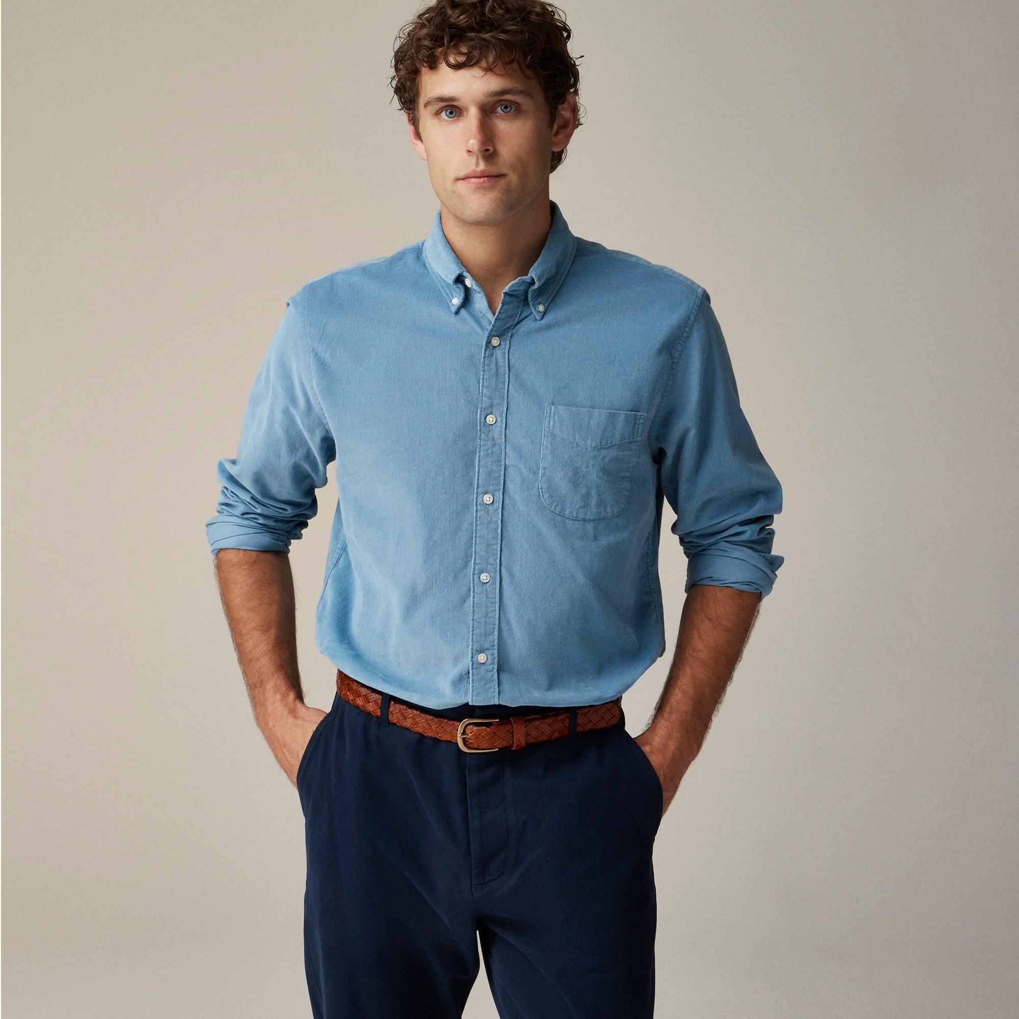 Fine-wale corduroy shirt Product Image