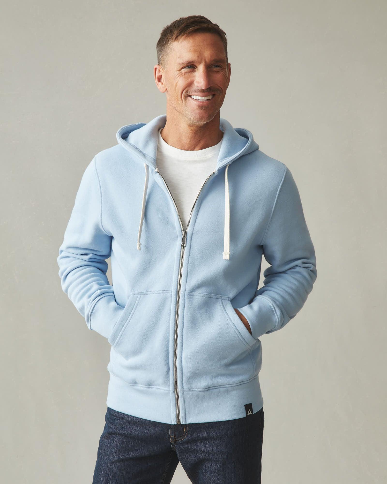 Men's Carolina Full Zip - Powder Blue Male Product Image