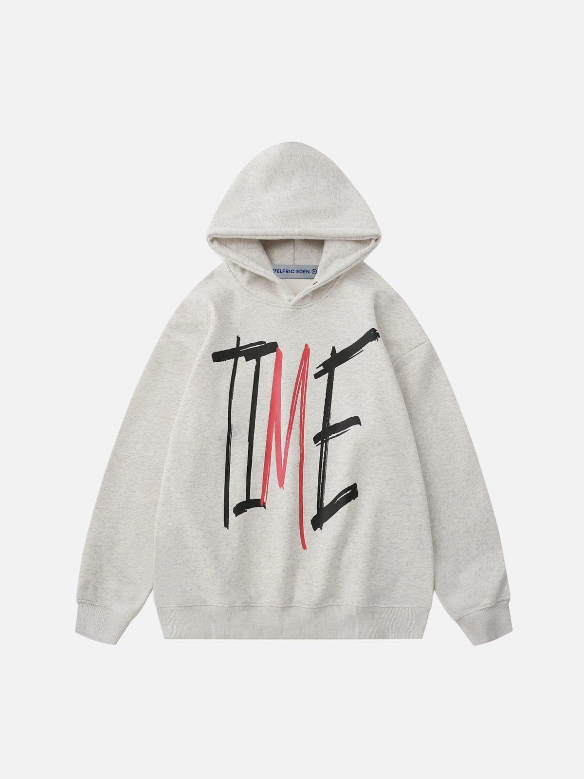 Aelfric Eden Graffiti Letter Print Hoodie Product Image