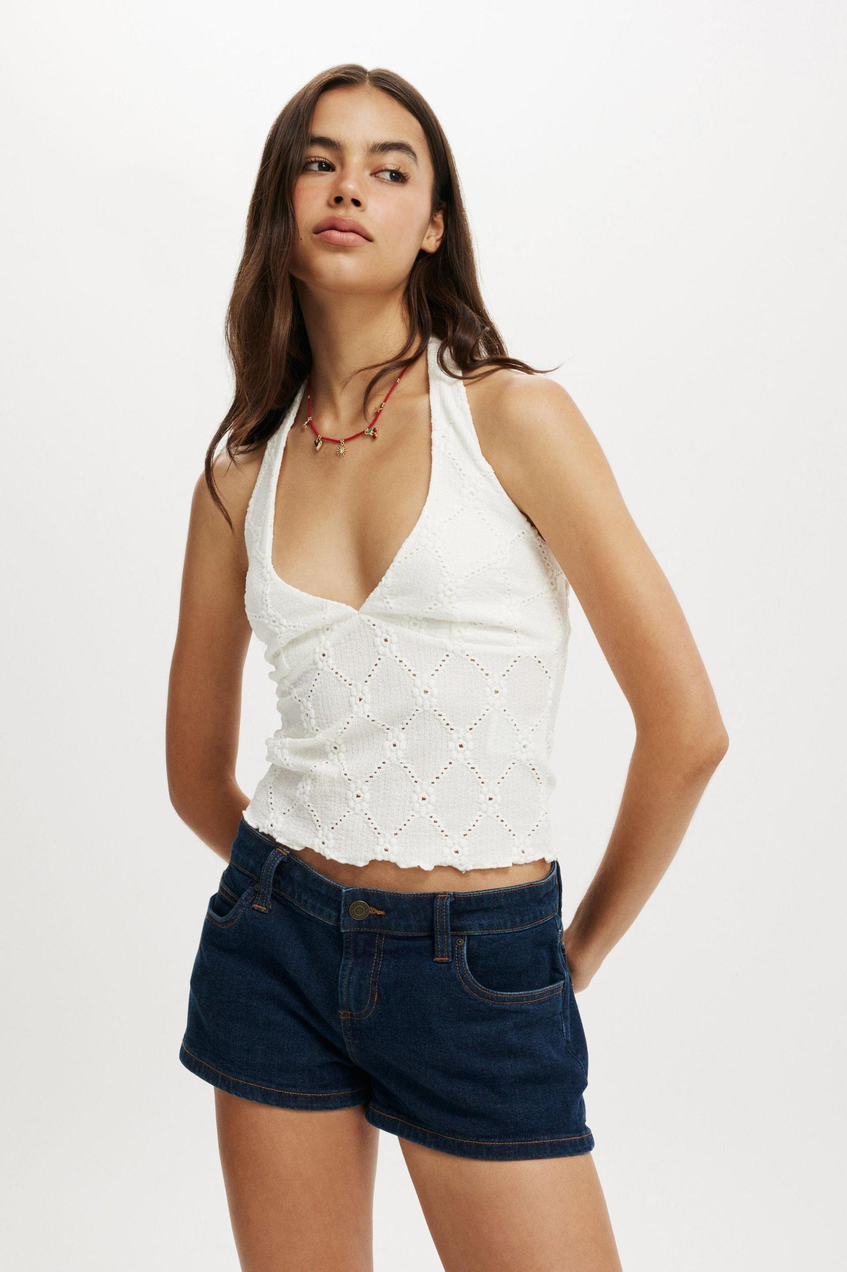 Micro Classic Denim Short Product Image