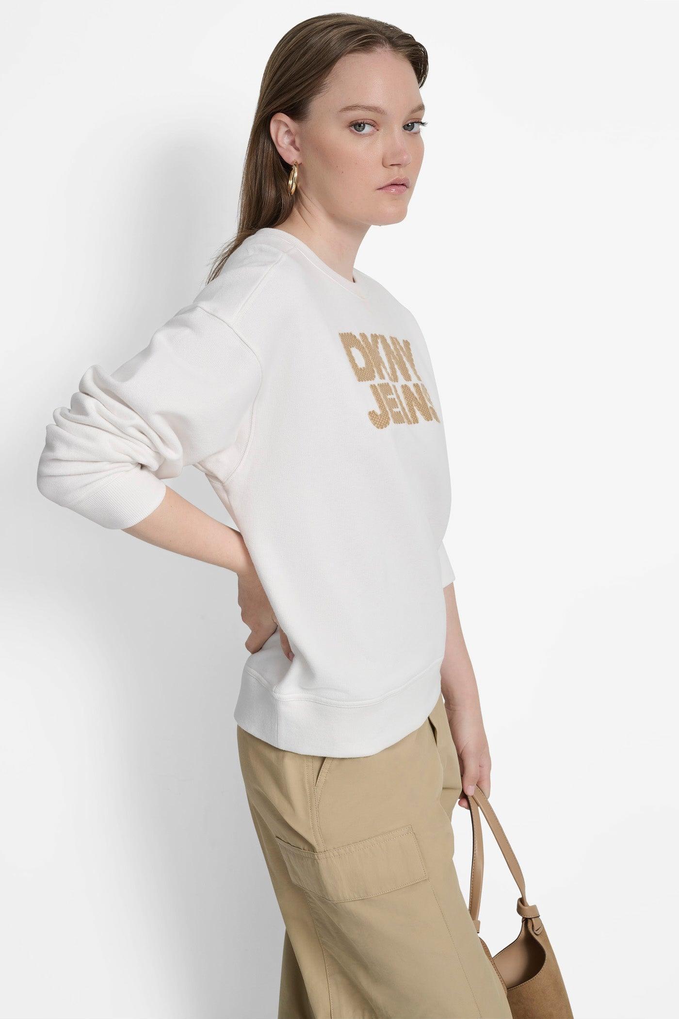 STACKED BASKETWEAVE LOGO SWEATSHIRT Product Image