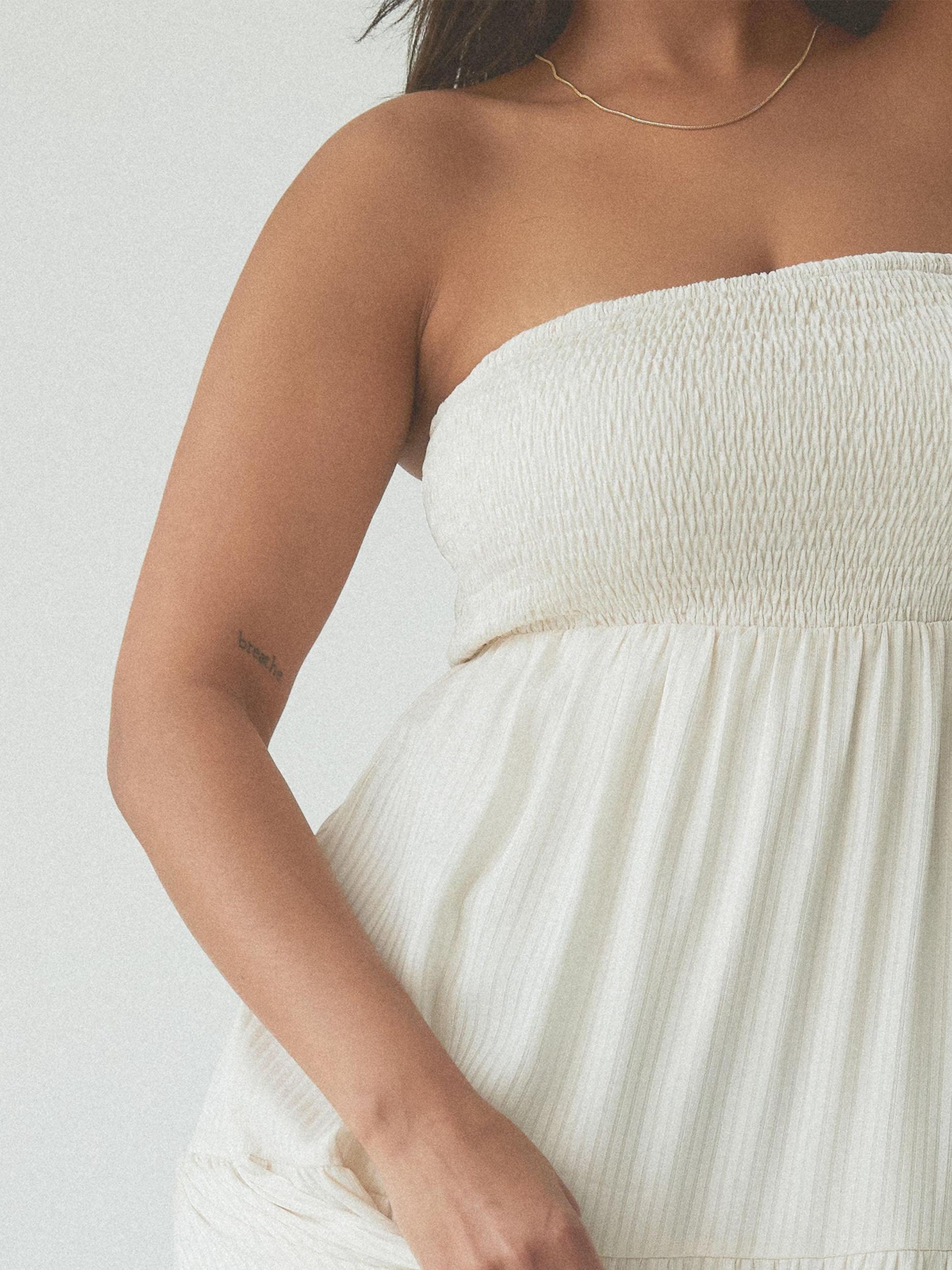 Tube Top Tiered Maxi Brami Dress Product Image
