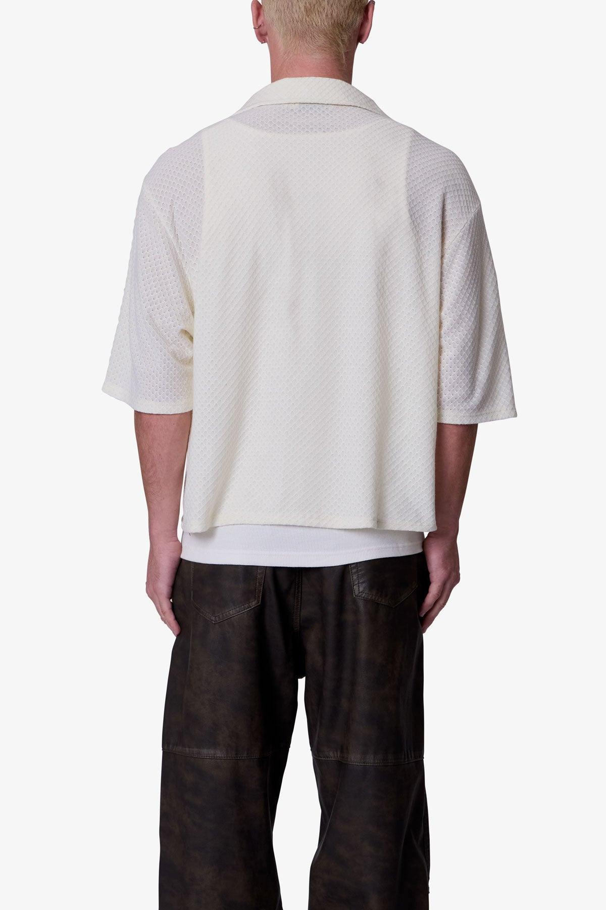 Washed Poplin Shirt - White Product Image