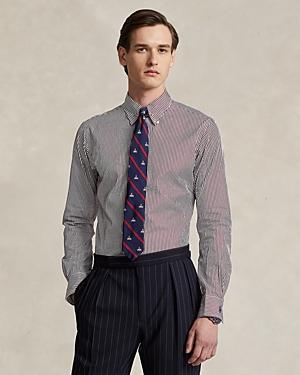 Mens Pinstriped Poplin Button-Down Shirt Product Image