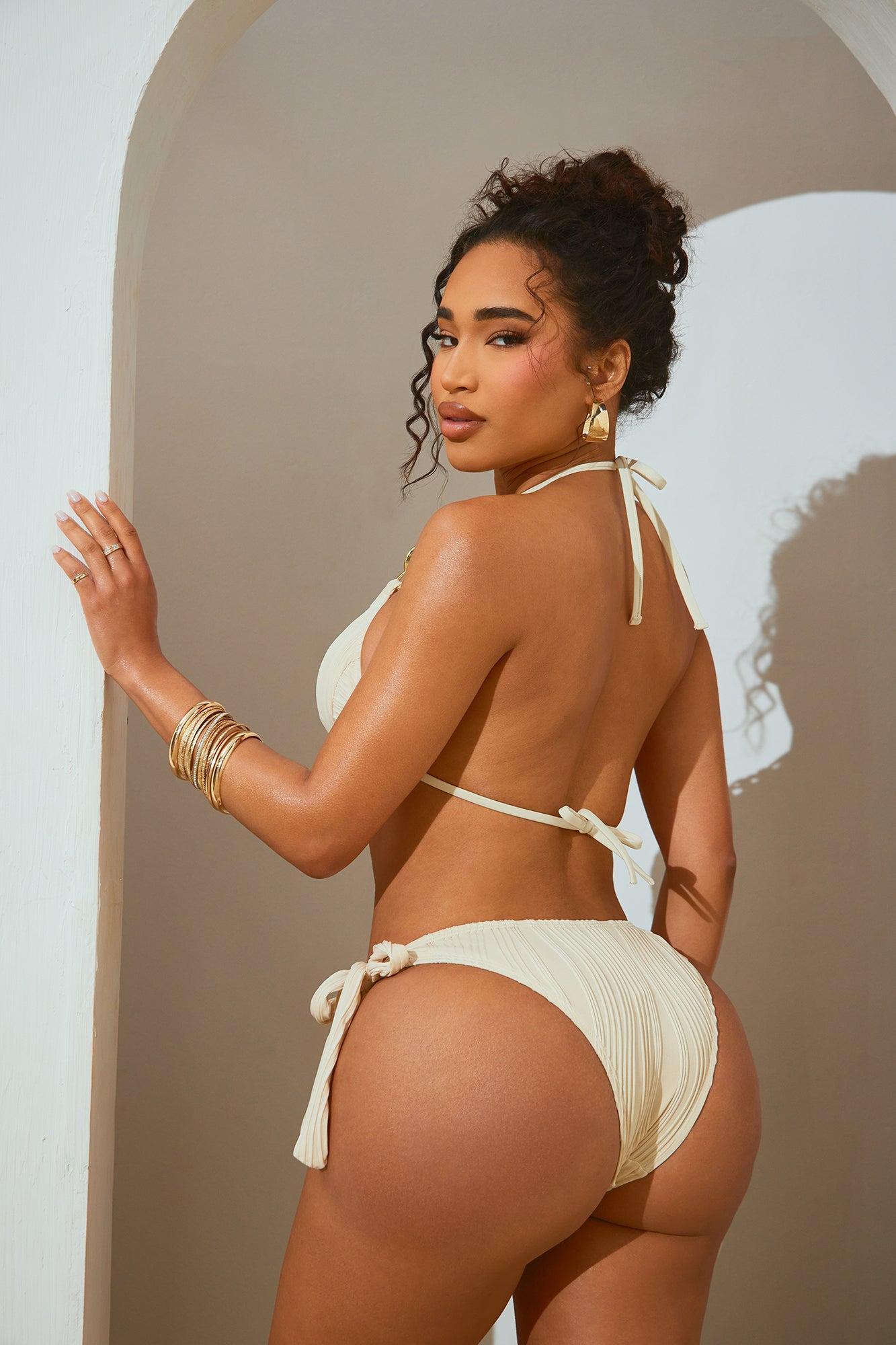 Michaela Chain 2 Piece Bikini - Ivory Product Image