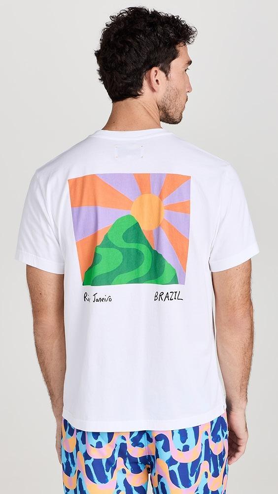 Frescobol Carioca Frescobol Caricoca x John Booth Rosa Cotton Tee | Shopbop Product Image