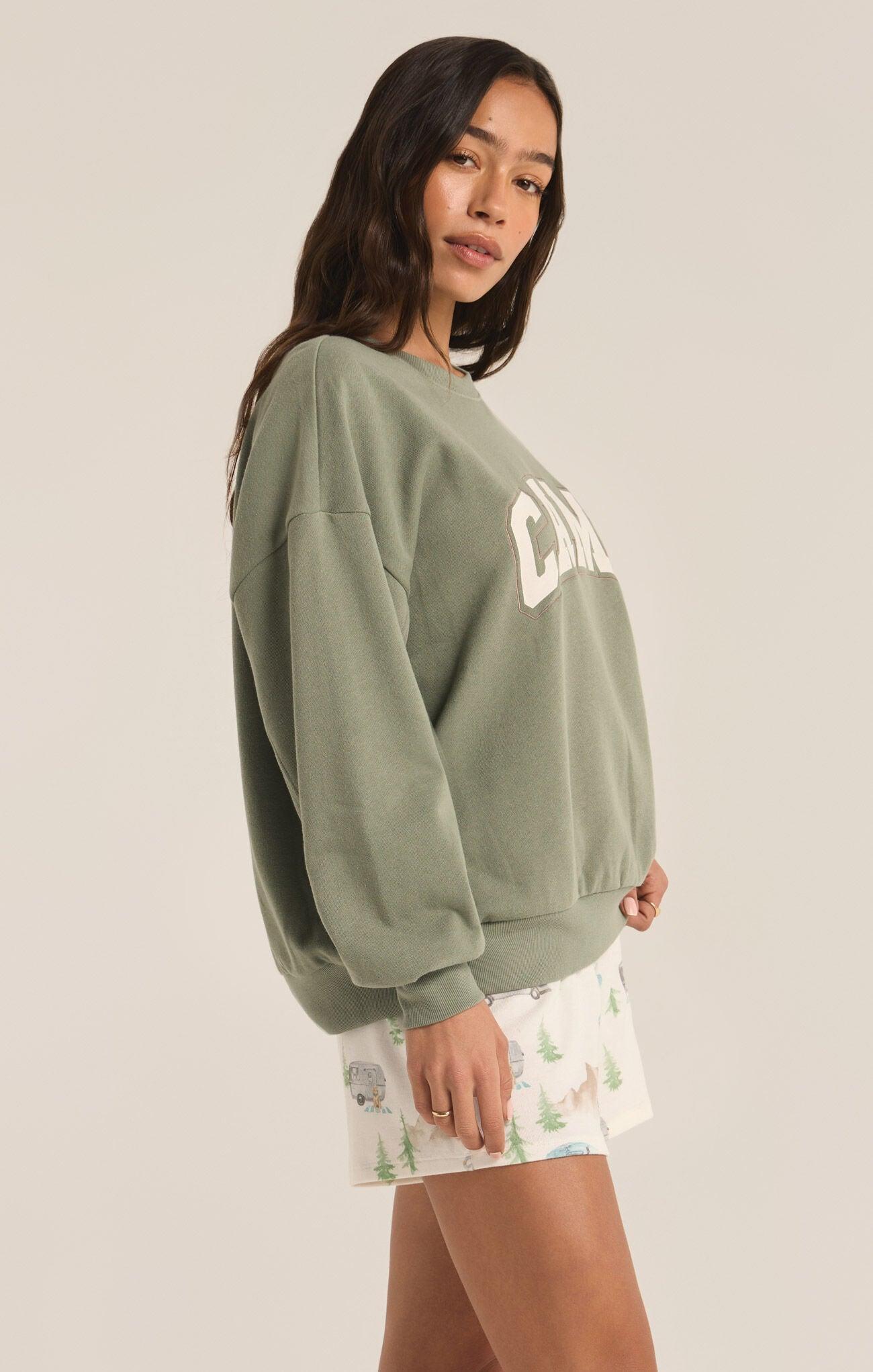OVERSIZED CAMP SWEATSHIRT *FS Product Image