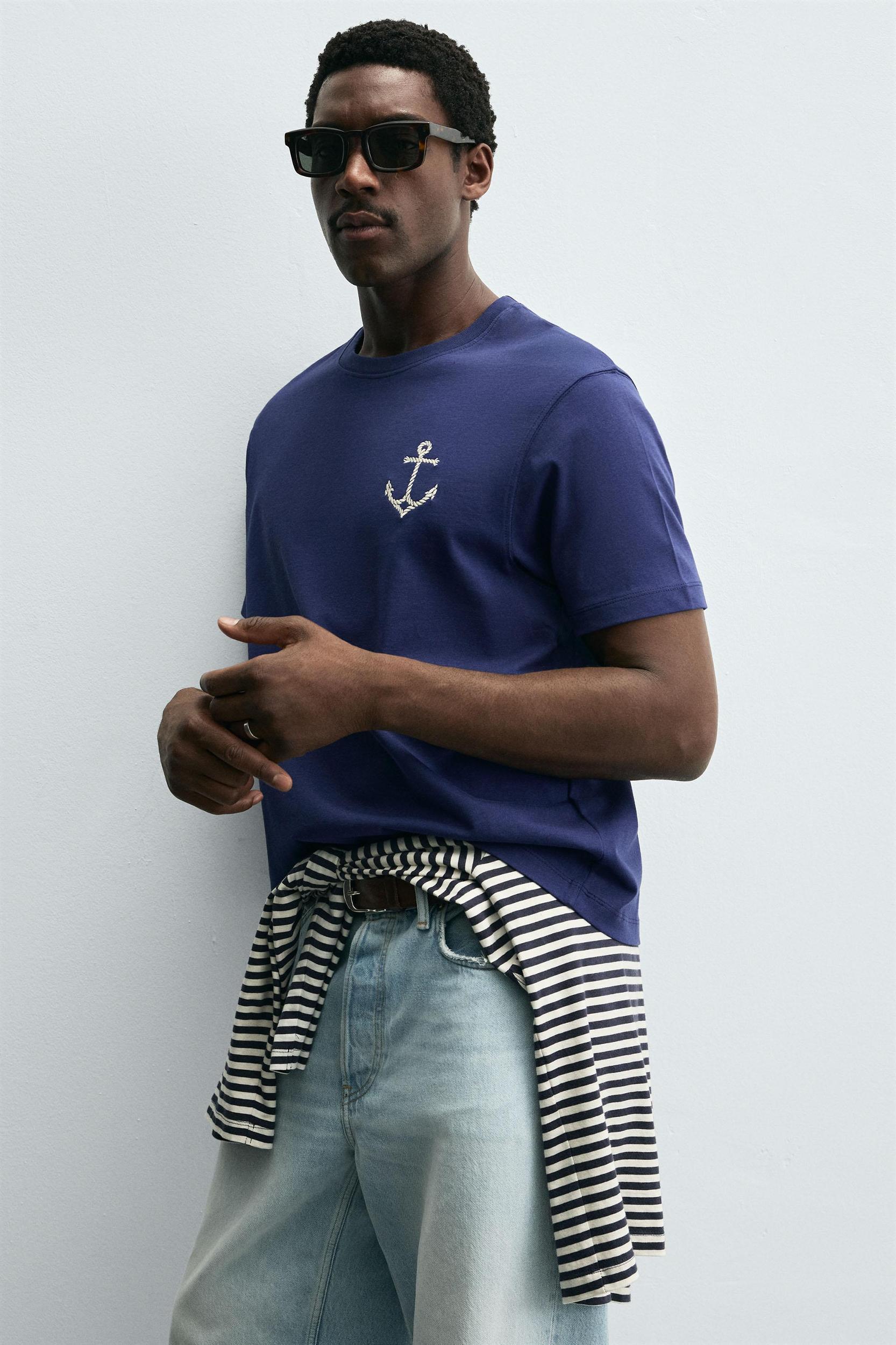 ANCHOR EMBROIDERY T-SHIRT Product Image