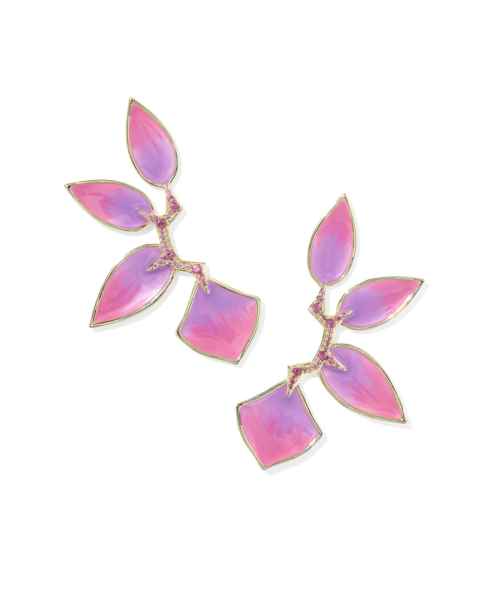 Joelle Gold Statement Earrings Product Image