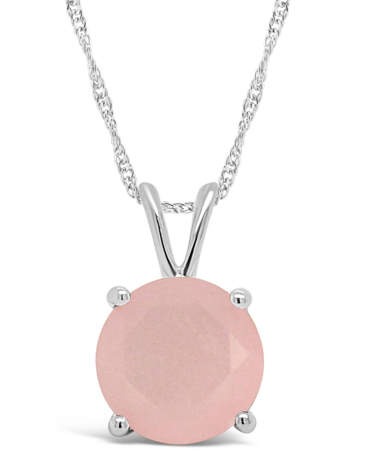 Alyson Layne Sterling Silver Citrine Solitaire Pendant Necklace, Women's, Size: 18" Product Image