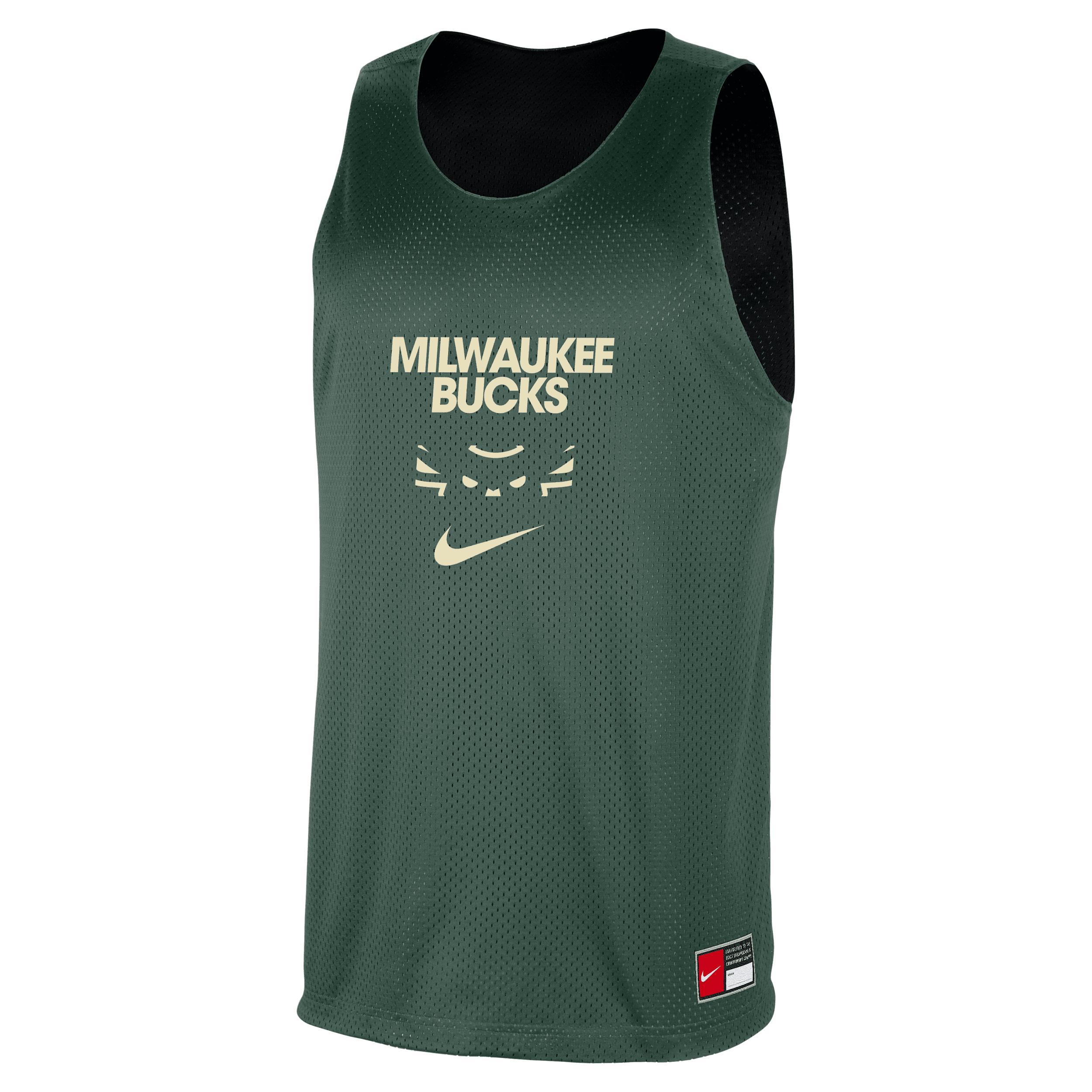 Milwaukee Bucks Courtside Nike Men's NBA Mesh Practice Jersey Product Image