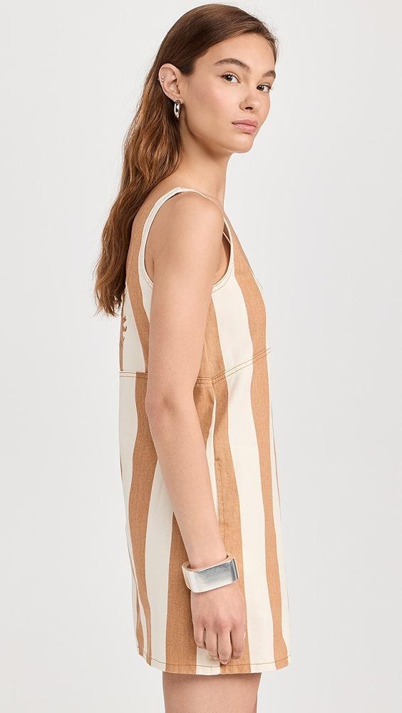 SIMONMILLER Sahara Striped Denim Dress | Shopbop Product Image