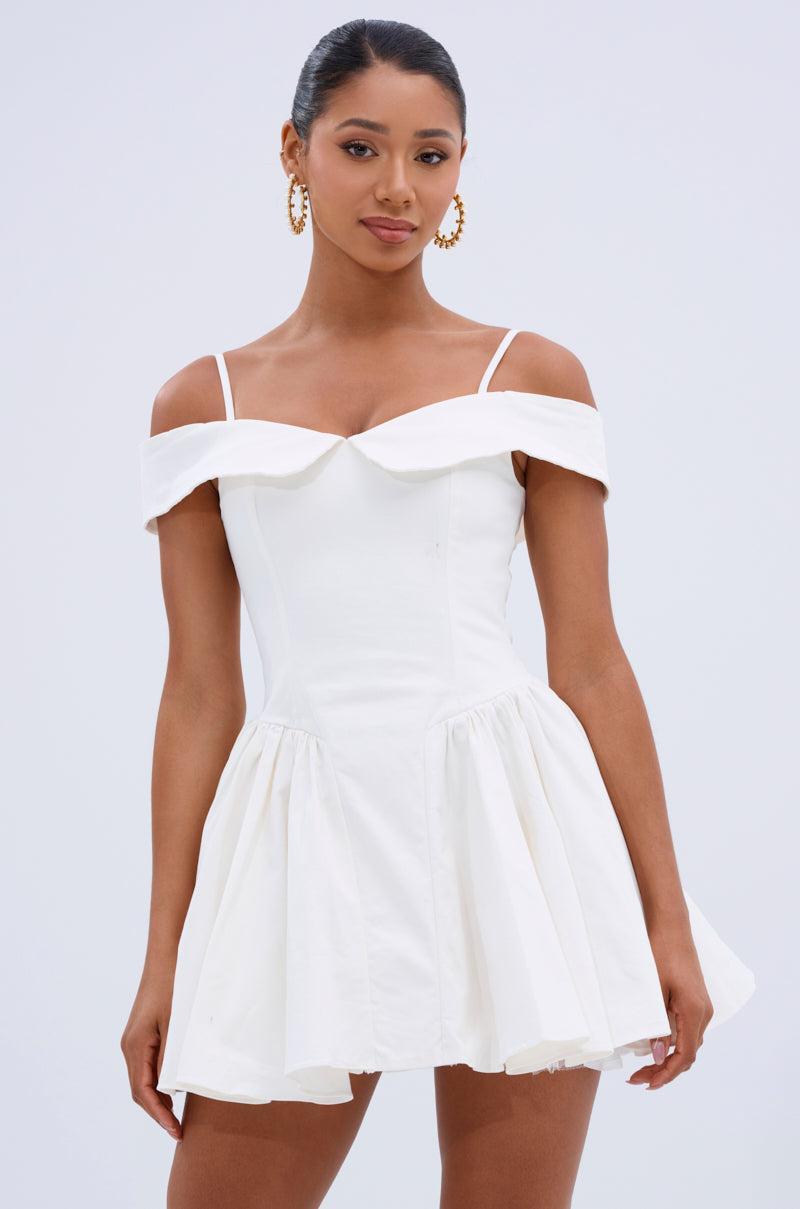 CALIFORNIA DREAMIN POPLIN MINI DRESS Product Image