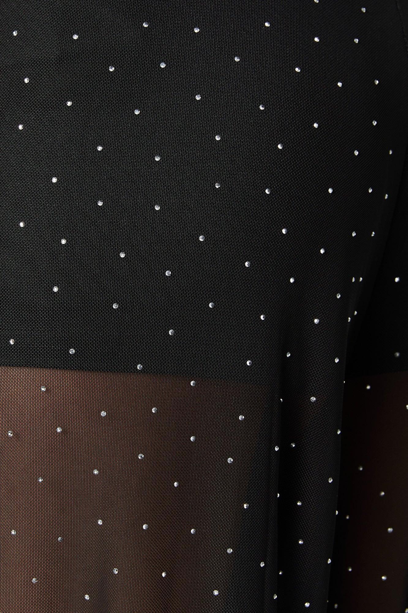 Rhinestone Mesh Pant Female Product Image