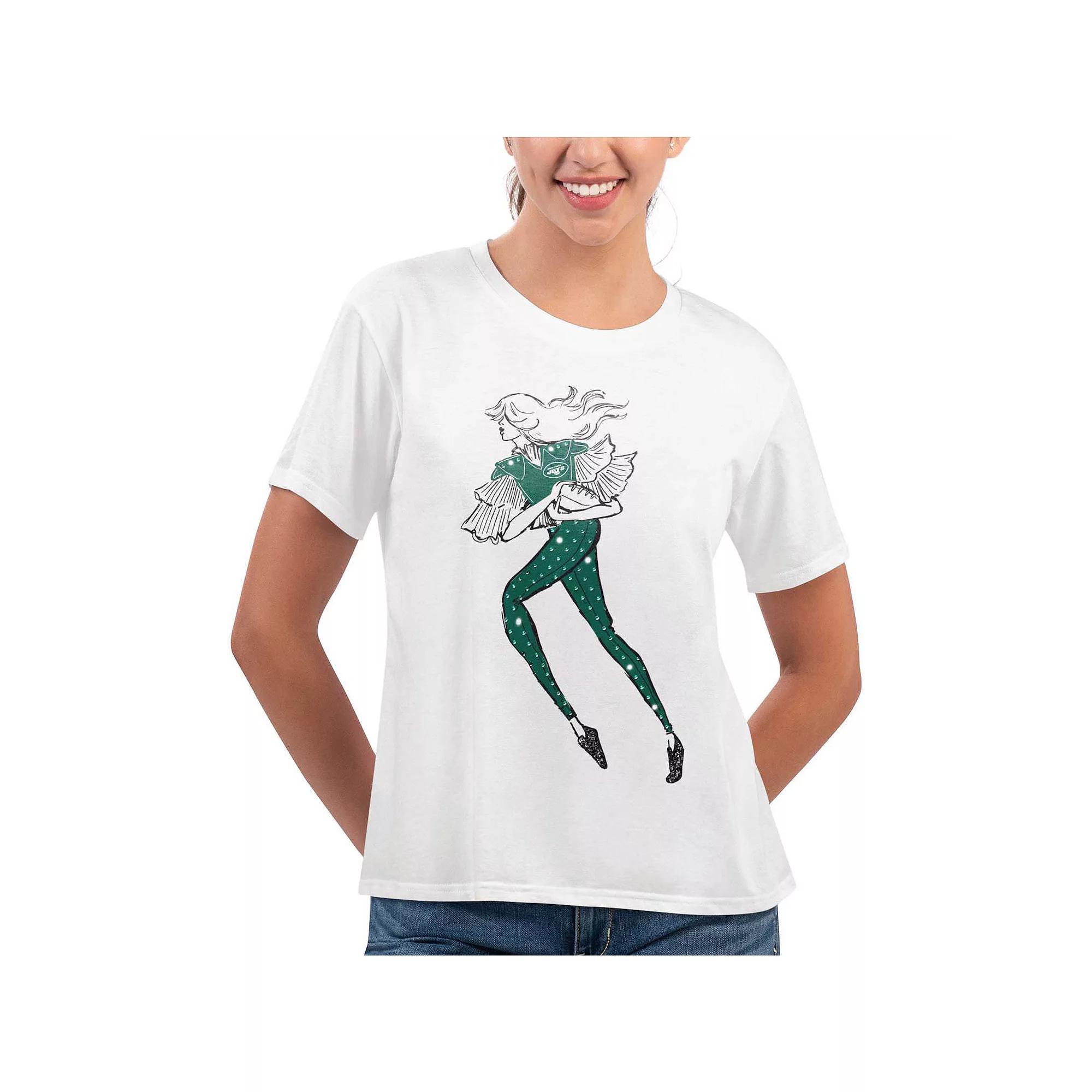 Womens G-III 4Her by Carl Banks New York Jets Play The Ball T-Shirt Product Image