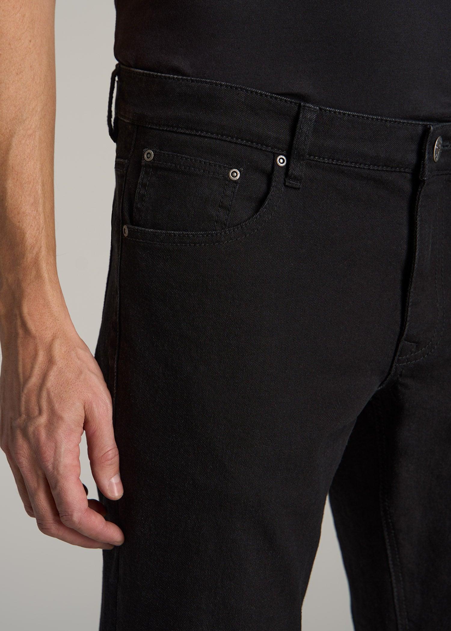 Carman TAPERED Jeans for Tall Men in True Black Product Image