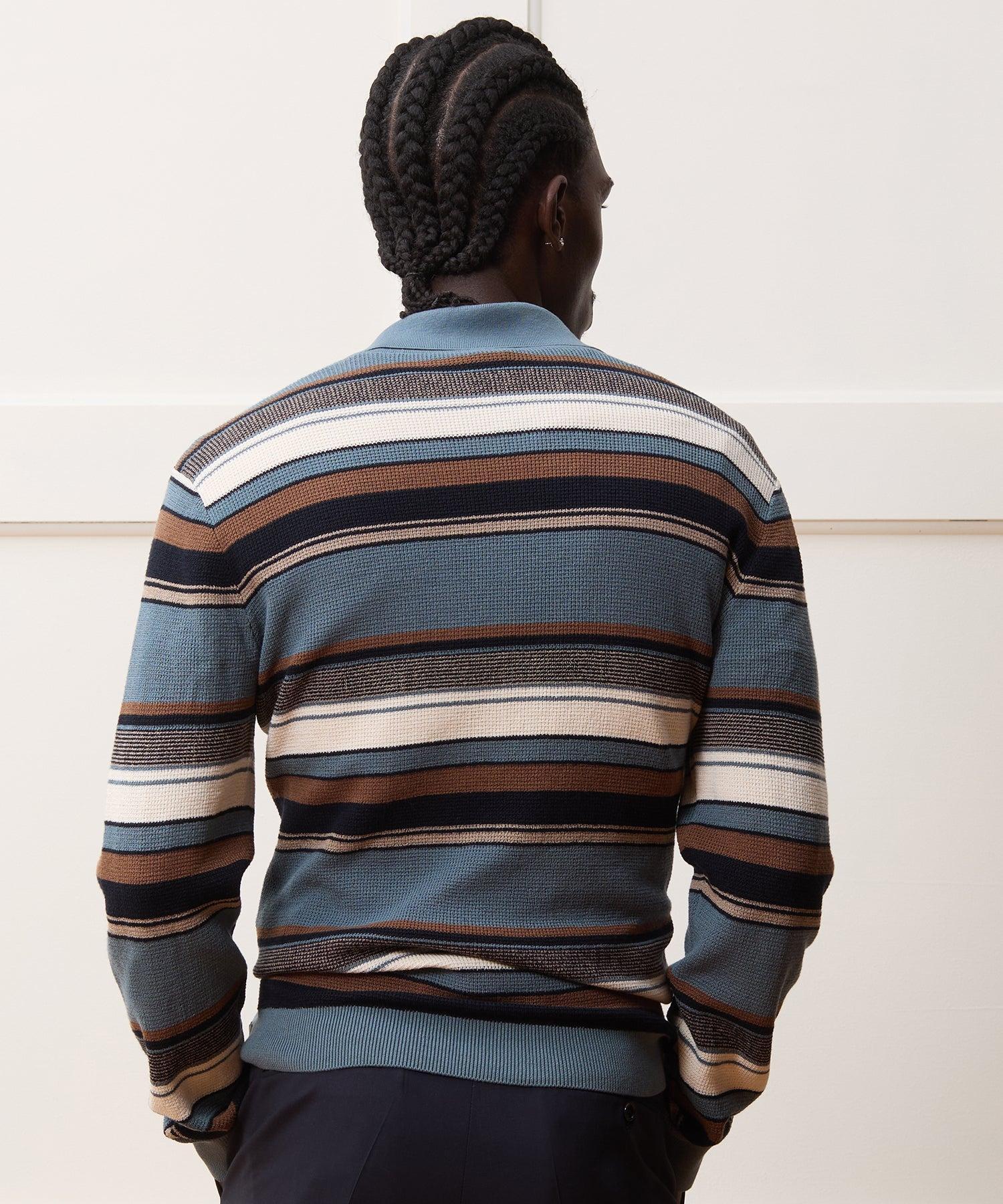 Relaxed Silk-Cotton Montauk Sweater Polo Product Image