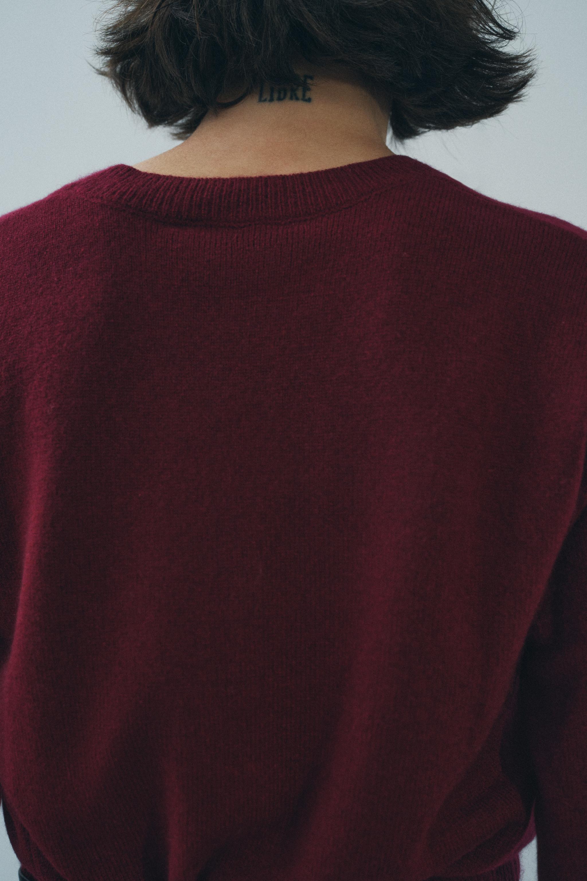 BASIC 100% CASHMERE SWEATER Product Image