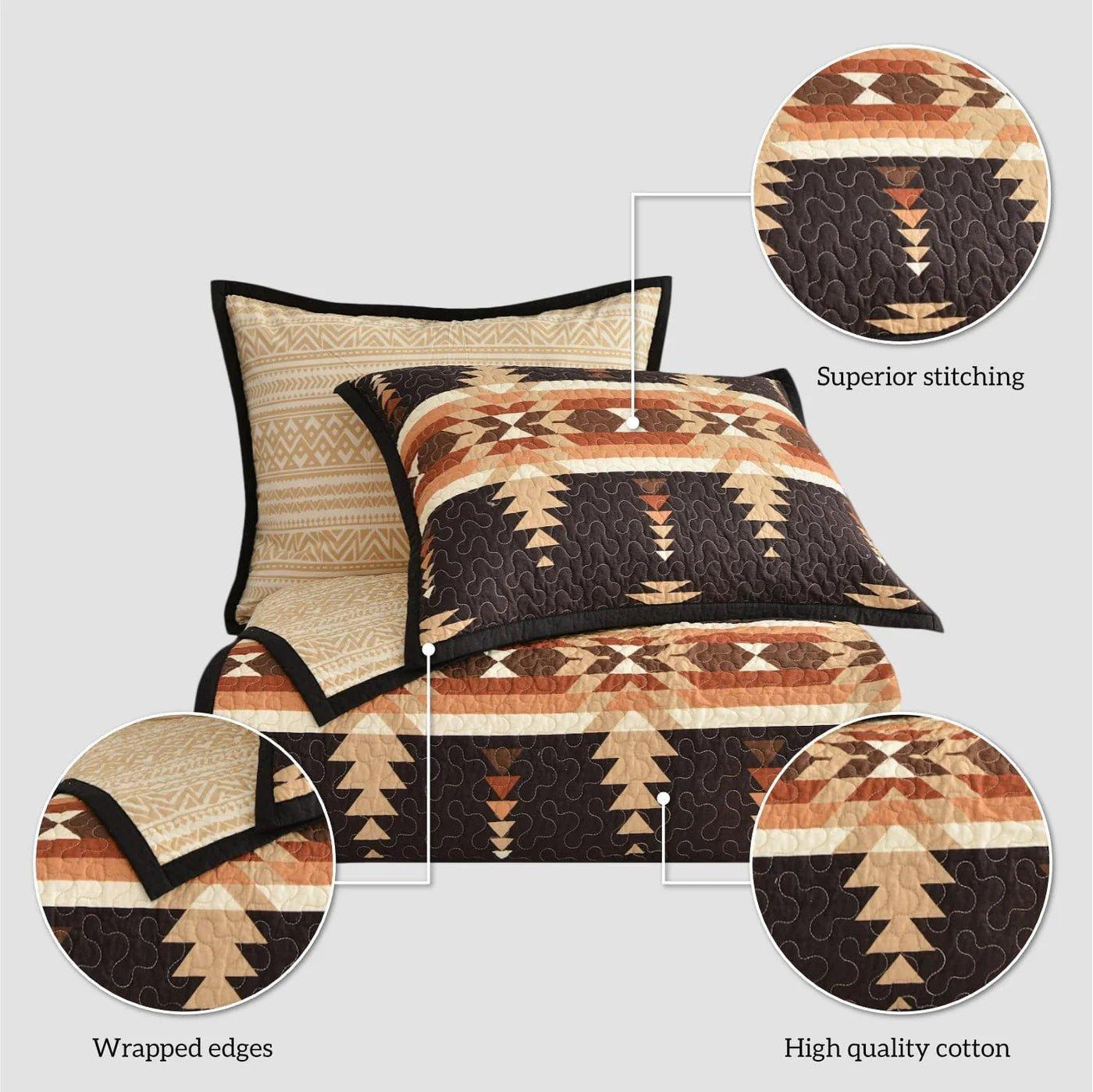 Yosemite Reversible Quilt  3PC. Set - KING Product Image