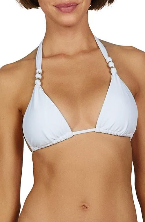 Womens Paula Beaded Bikini Top Product Image