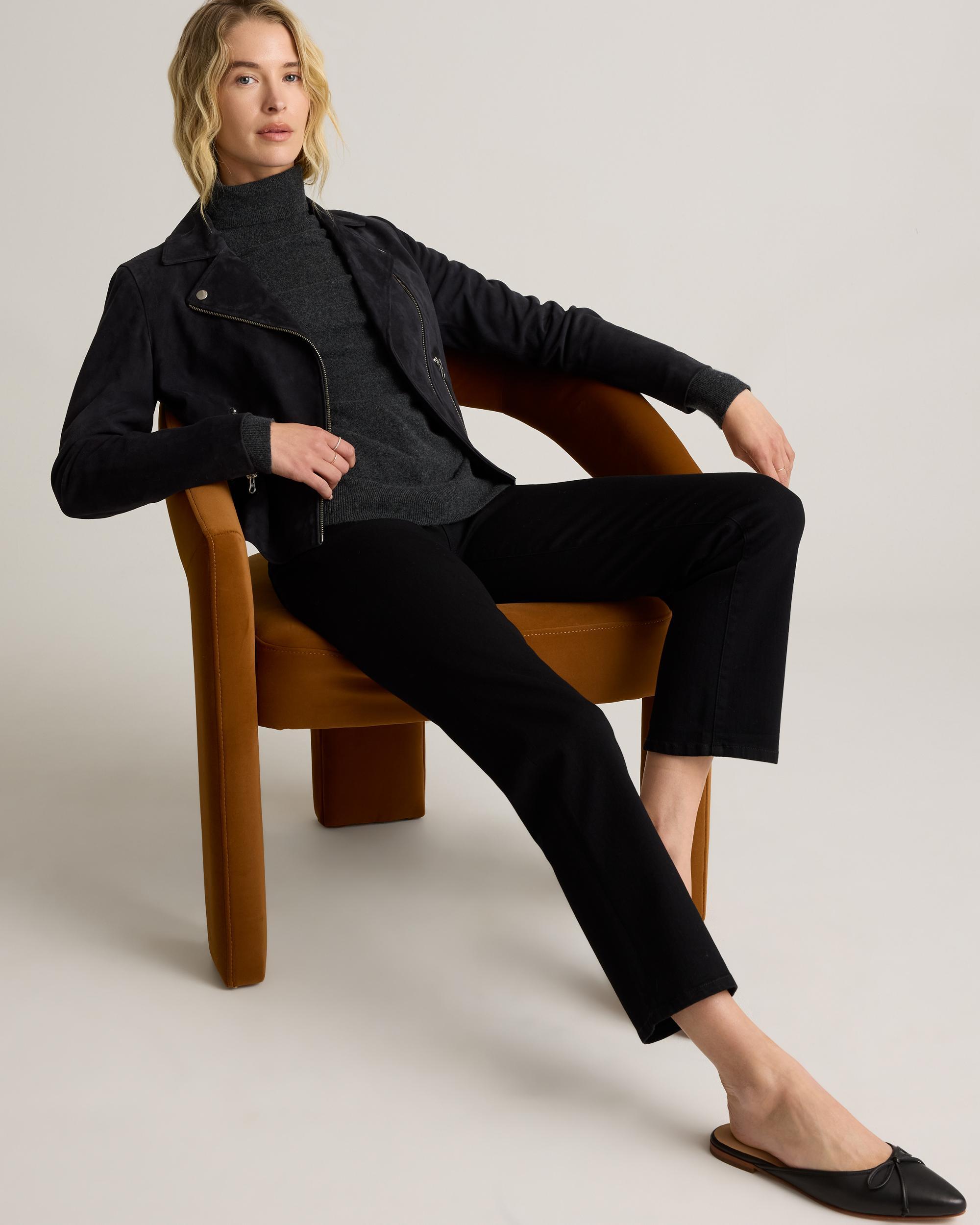 Quince | Women's Mongolian Cashmere Turtleneck Sweater Size XL Product Image