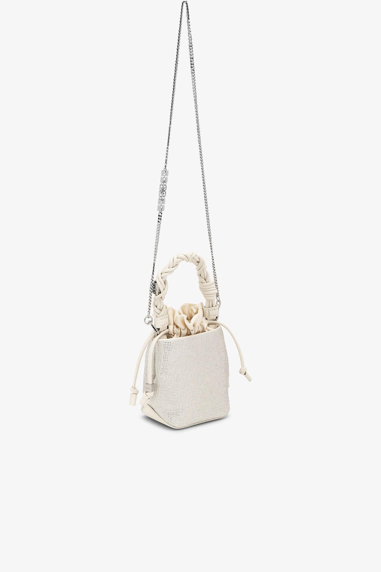 Ivory Mini GANNI Bou Bucket Bag Product Image