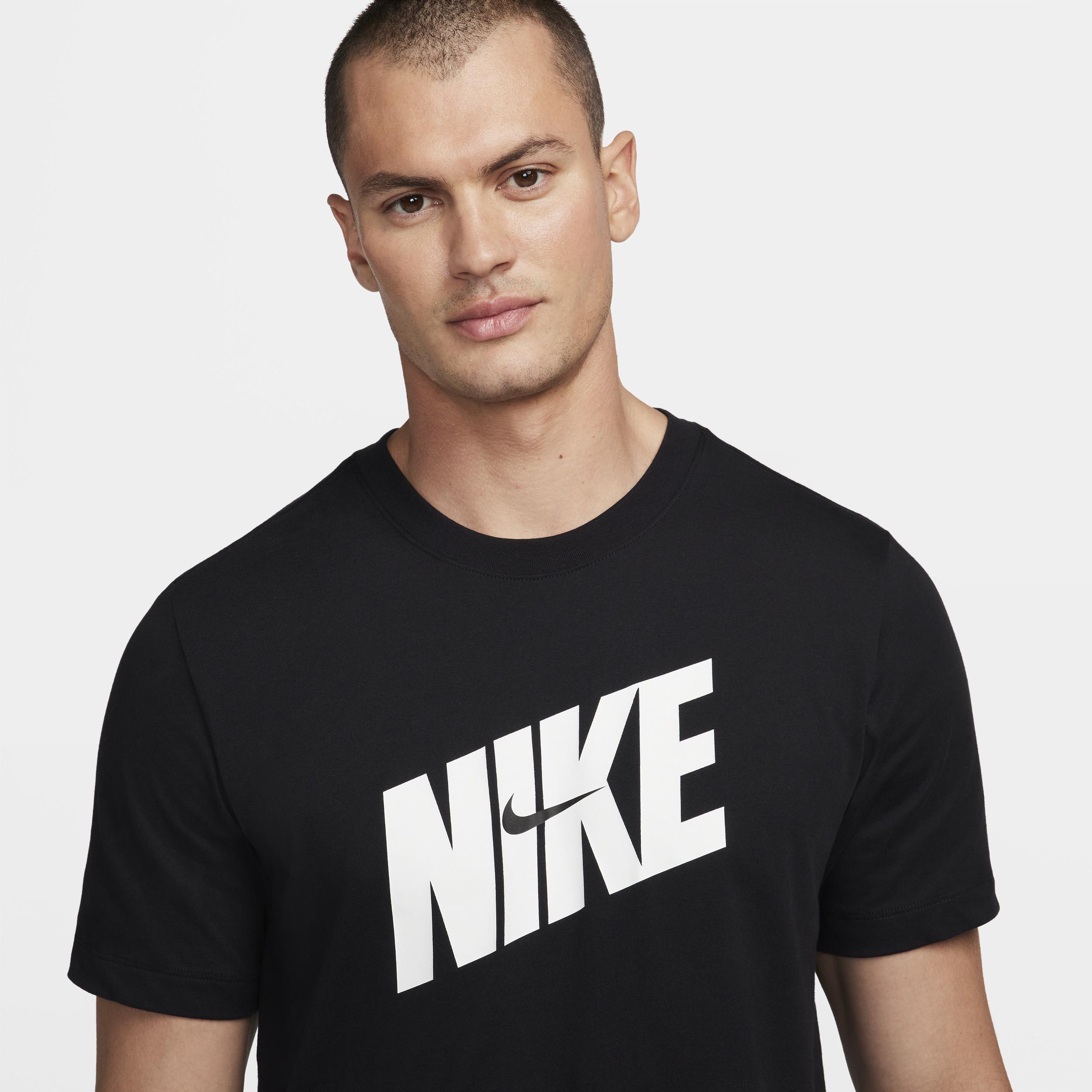 Nike Mens Dri-FIT HBR Novelty T-Shirt - Black/White Product Image