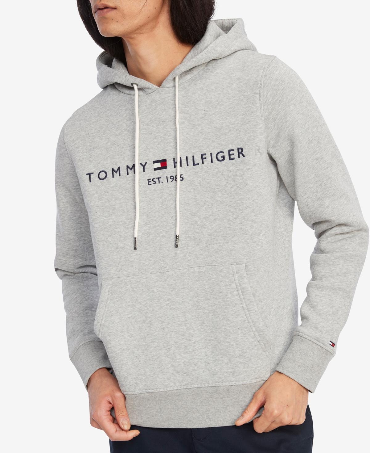 Men's Tommy Hilfiger Embroidered Logo Hoodie, Size: Small, Captain Product Image