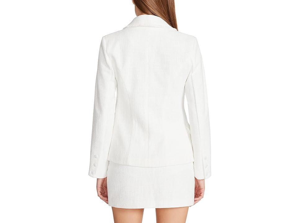 Steve Madden Naomi Blazer (Ivory) Women's Clothing Product Image