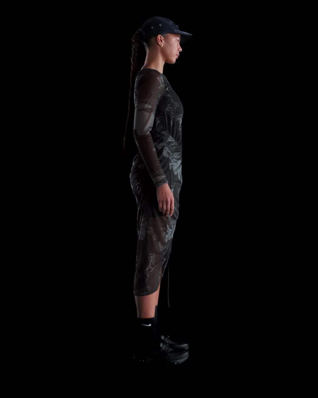 Nike Women's Serena Williams Design Crew Mesh Midi Dress Product Image