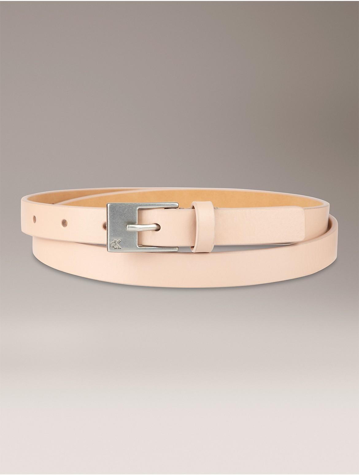 Calvin Klein Womens Slim Harness Buckle Belt - Pink Product Image