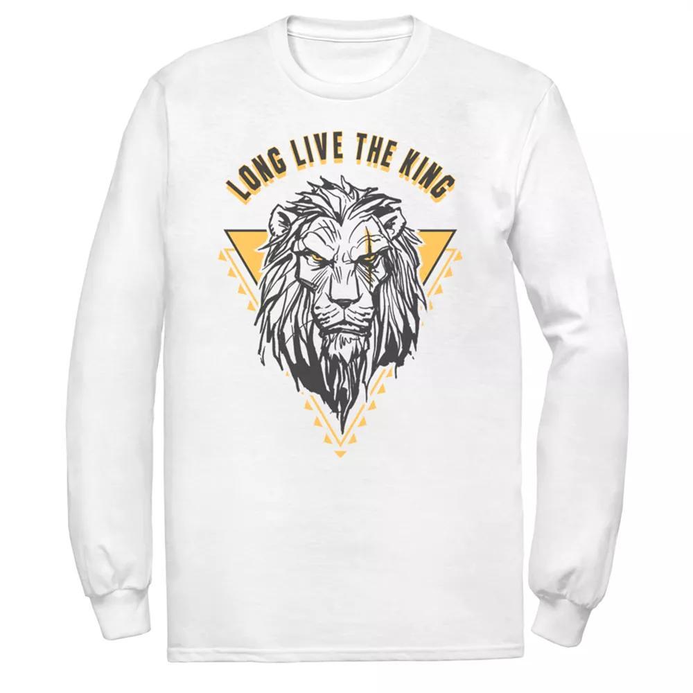 Men's Disney Lion King Scar Tee, Size: Large, White Product Image