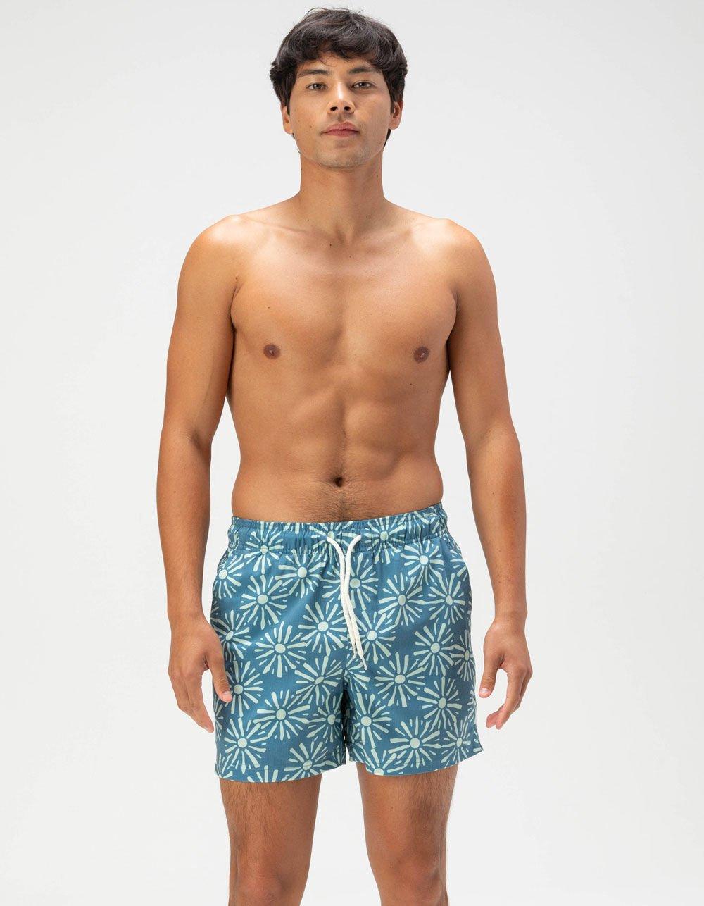 RSQ Mens Daisy Cluster Swim Shorts Product Image