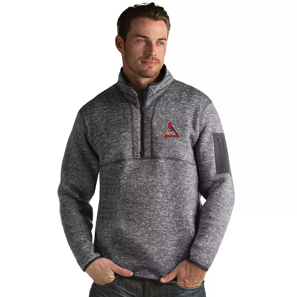Mens Antigua Kansas City Royals Fortune Pullover Grey Product Image