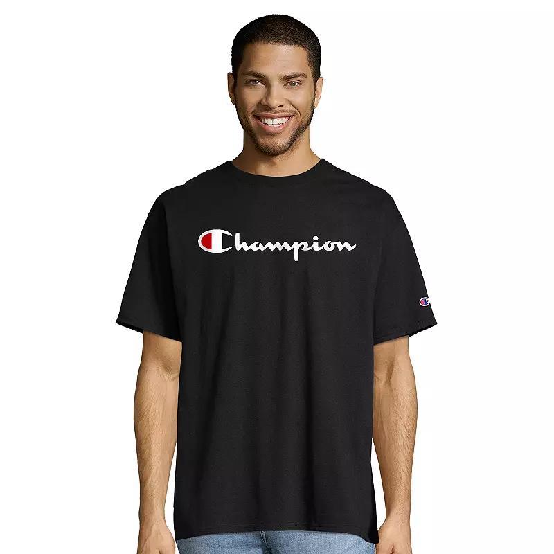 Men's Champion® Graphic Tee, Size: XL, Black Product Image