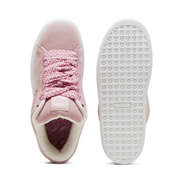 PUMA Suede XL Lace Women's Sneakers in Mauve Mist/White Product Image