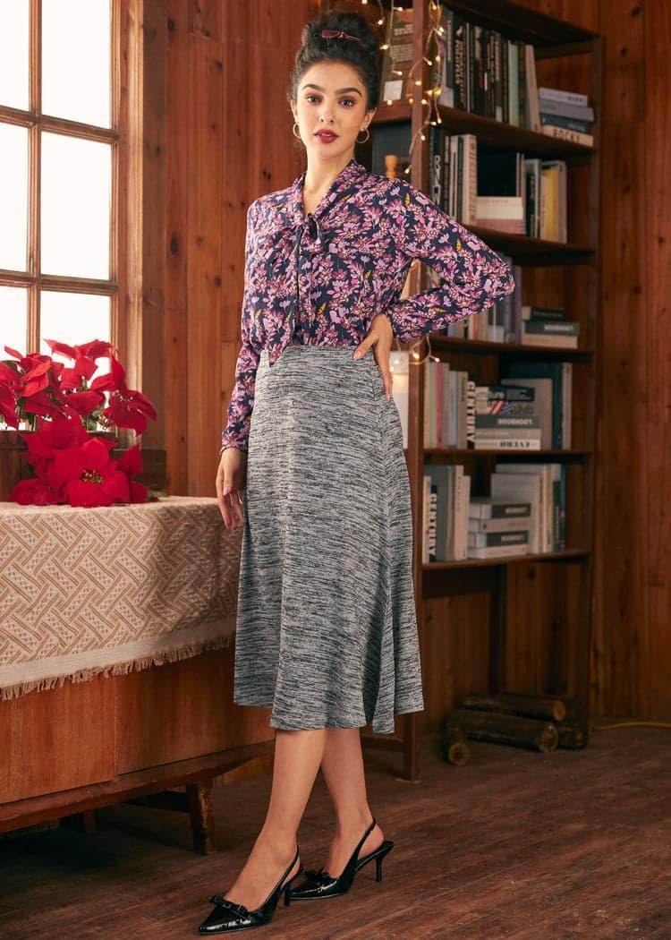 Excellence Attained Knit Midi Skirt Product Image