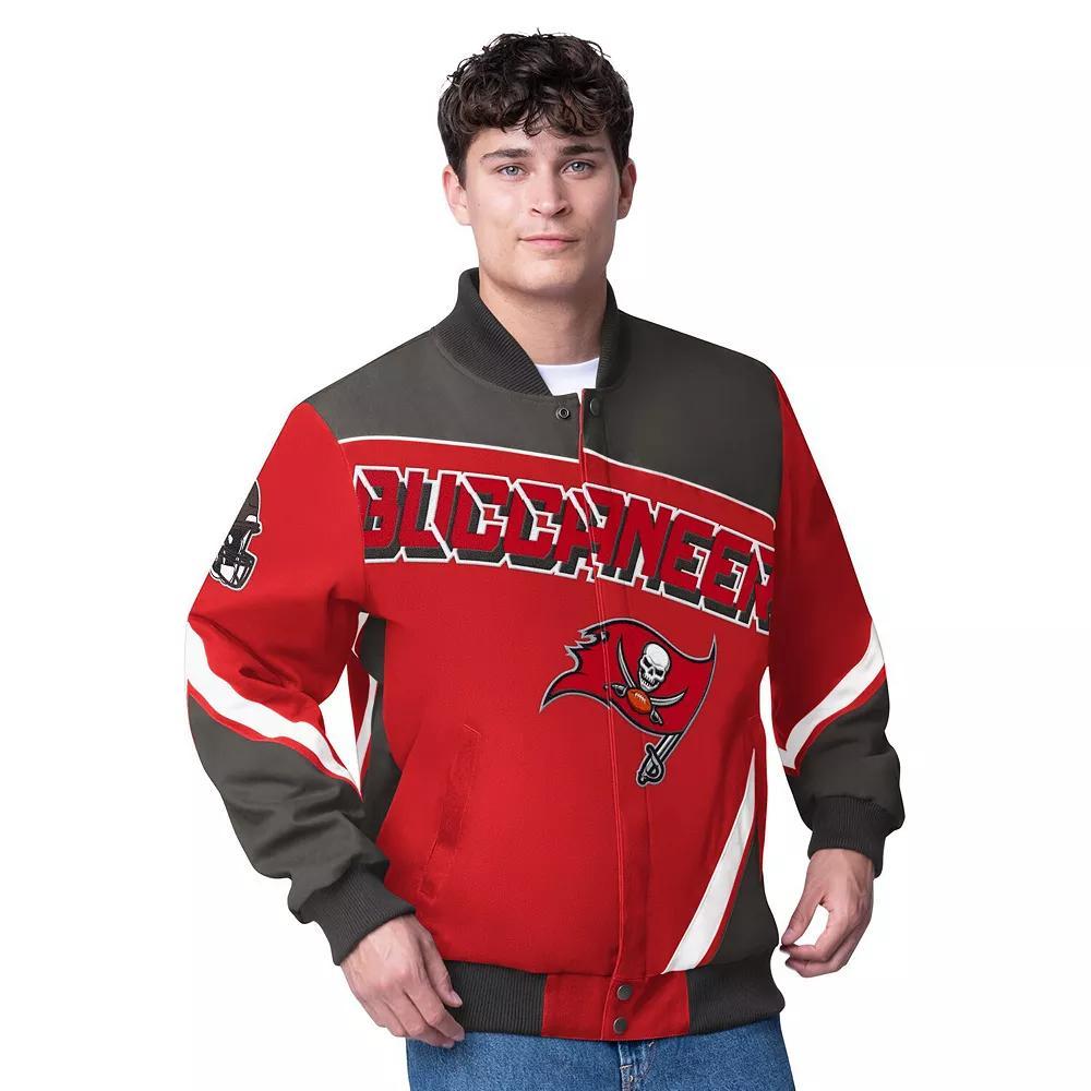 Men's G-III Extreme  Red Tampa Bay Buccaneers Maximum Racing Full-Zip Jacket, Size: 3XL Product Image