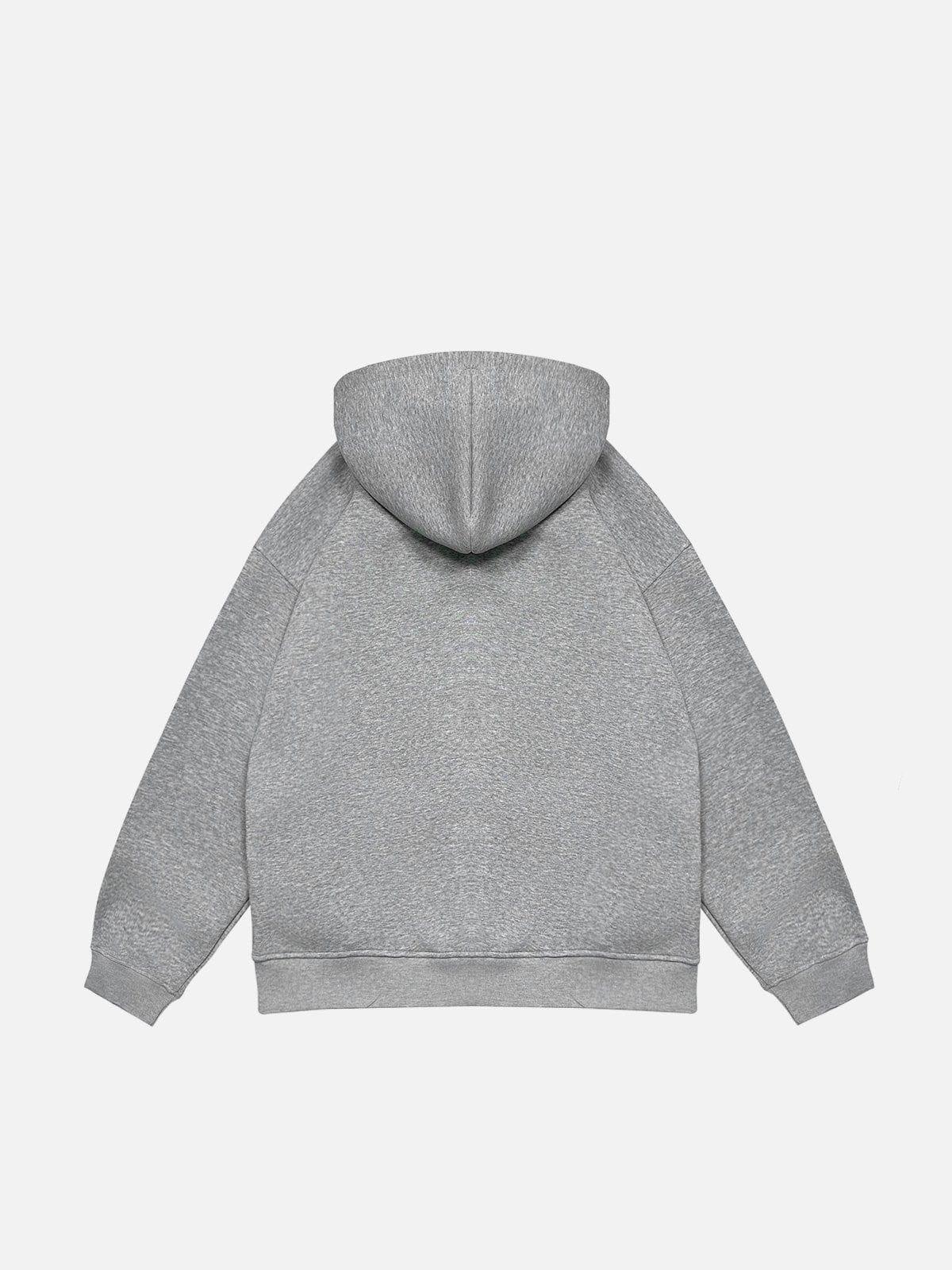 Aelfric Eden Plaid Double Layer Zip Up Hoodie Product Image