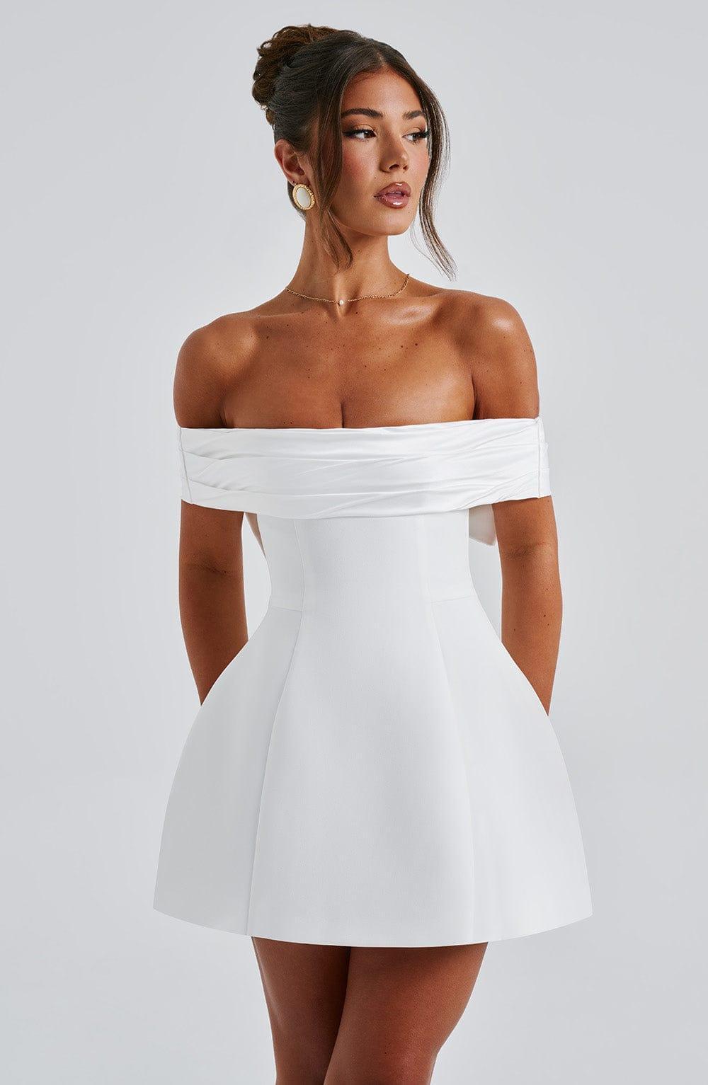 Delta Mini Dress - Ivory Product Image