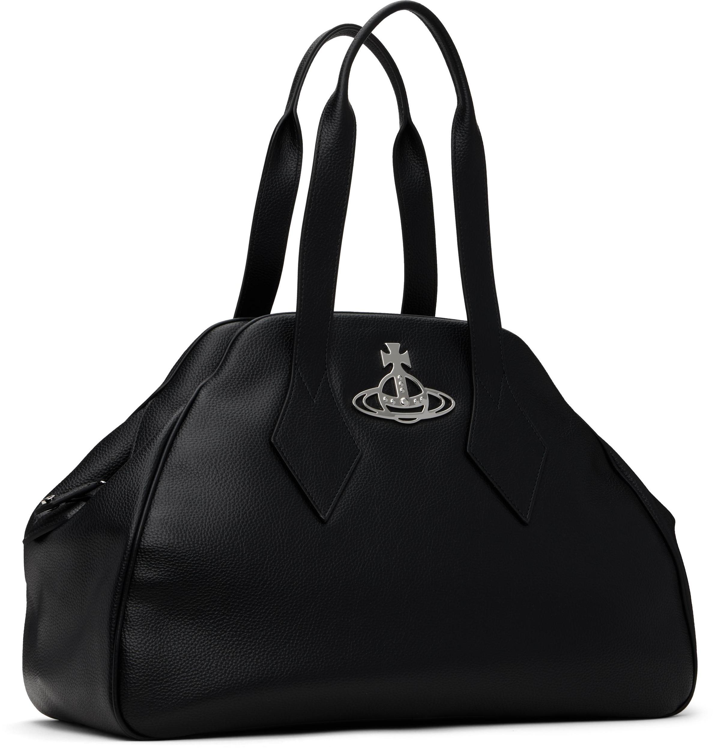 VIVIENNE WESTWOOD Black Large Yasmine Duffle Bag In Aw24-n403 Product Image