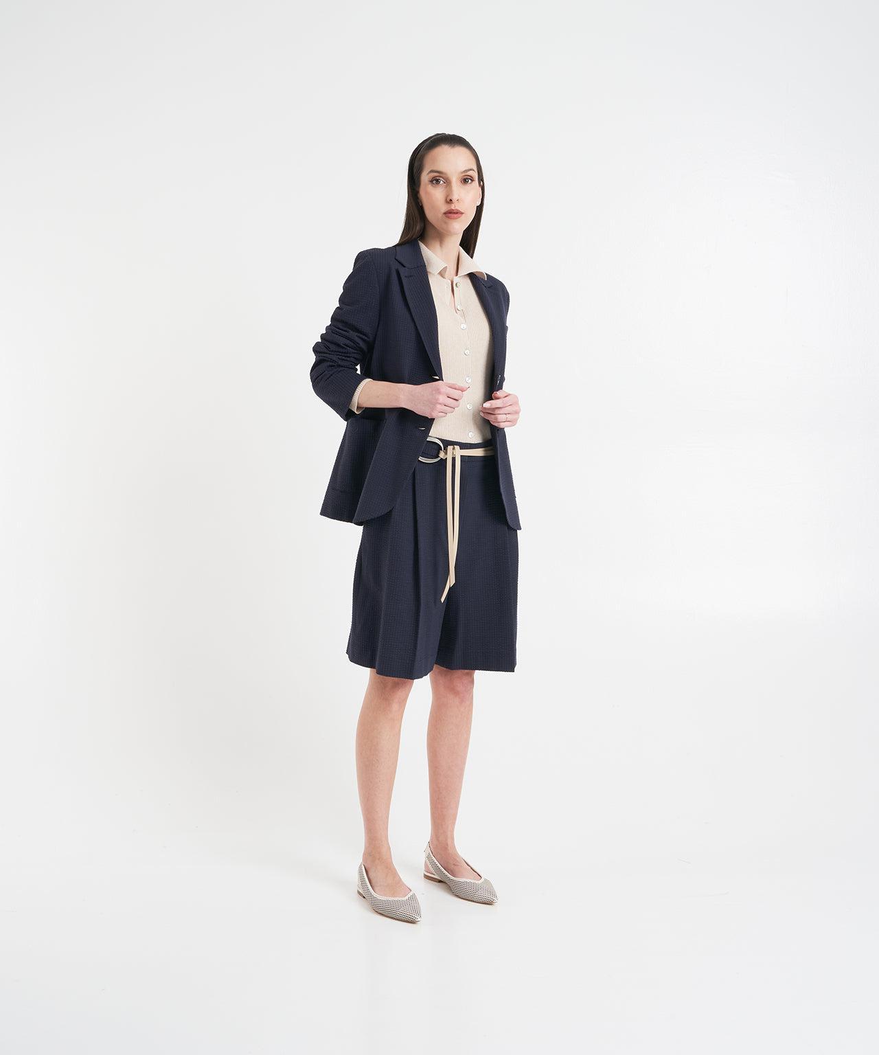 Pleated bermuda Product Image