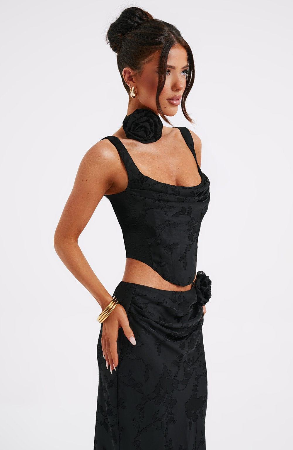 Elizabeth Corset - Black Product Image