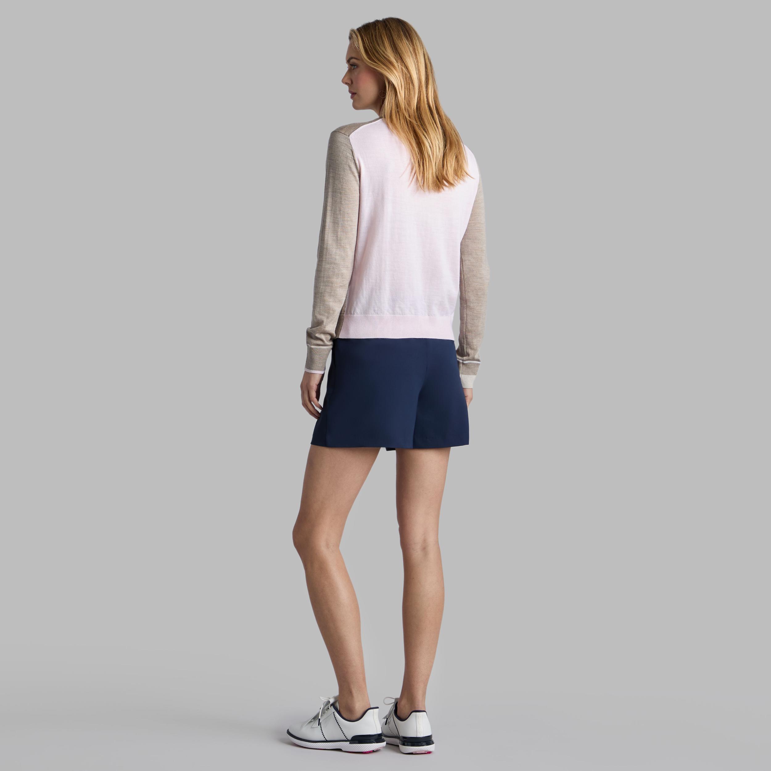 COLOUR BLOCK MERINO WOOL SWEATER Product Image